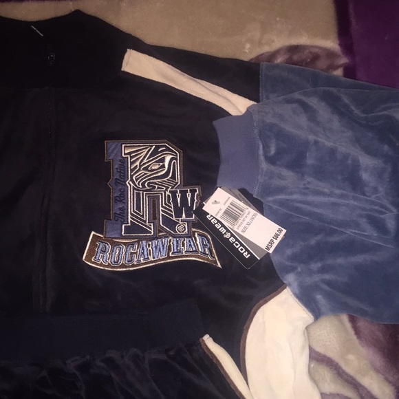 rocawear velour tracksuit